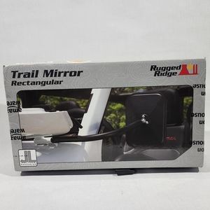 Rugged Ridge 11025.24 Trail Mirror Kit, Rectangular, Wrangler Jeep JL